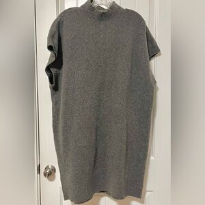 DKNY Women’s Charcoal Turtleneck Sweater Dress